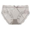 Pantaletas de Seda de Hielo Sin Costuras Semitransparentes Estilo Japonés para Mujer, Transpirables de Algodón Puro Fino para Verano, Cintura Media