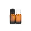 Frasco de Óleo Essencial Marrom à Prova de Luz de 10ml Venda Direta de Fábrica em Estoque Frasco Dispensador de Óleo Essencial Conta-gotas Frasco de Vidro High-End