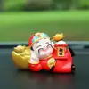 Adornos para coche del Dios de la Riqueza personalizados de fábrica, decoraciones de escritorio creativas estilo chino del Dios de la Riqueza y regalos culturales y creativos del Templo del Dios de la Riqueza