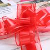 Directamente del fabricante: 50 Elegantes Flores de Gasa de Nieve Tiradas a Mano para Decoración de Ambiente, Ramilletes de Cinta, Envoltura de Regalos, Flores de Bola, Venta al por Mayor para Ocasiones Festivas