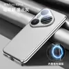 Adequado para Capa de Celular Huawei Pura80Pro Magnética Nova 80Ultra Lente Cobertura Total Anti-Queda Celebridade da Internet Masculina Capa de Couro