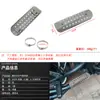 Adequado para Motocicleta Harley 883L Fat Boy Tubo de Escape Modificado Tampa Anti-Queimadura Tubo de Fumaça Placa de Isolamento Térmico Tampa Protetora de Calor