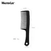 Peine de plástico de dientes grandes en stock, grueso y duradero, peine de dientes anchos para alisar y desenredar el cabello, venta al por mayor
