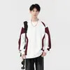Sudadera para Hombre 2025 Otoño Nueva Holgada Casual de Marca Tendencia Versátil Color Sólido Manga Larga Juvenil Cuello Redondo Sudadera Pulóver