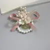 Padrinos Damas de Honor Boutonnières Novio Novia Ceremonia de Boda Corsages para los Padres Fiesta de Bienvenida Fiesta de Despedida Pulseras para Hermanos