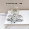 Coreia do Sul Dongdaemun Flor de Cristal Transparente Pegador Grande Moda Clipe de Tubarão Acessórios de Cabelo para a Parte de Trás da Cabeça Grampo de Cabelo Feminino Verão