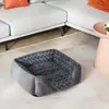 Diretamente do fabricante, cama para cachorro espessa, novo tapete de pelúcia curta para cães e gatos de outono e inverno, totalmente fechado para uma sensação de segurança, cama lavável para animais de estimação