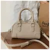 Moda Primaveral 2026 Bolso Boston Texturizado Vintage de Moda Bolso Cruzado Bolso de Mano para Mujer en Cuero con Cera de Aceite