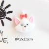 Accesorios de resina de dibujos animados DIY horquilla para el cabello para niños accesorios para anillos de pelo parche de resina de dibujos animados mate esmerilado para carcasa de teléfono