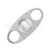 Tijeras para Cigarros Cabeza Redonda Acero Inoxidable Filosas Doble Hoja Cortador de Cigarros Herramienta Cortadora de Cigarros Cortador de Cigarros Todo Acero
