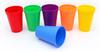 Educación Temprana jardín de infancia vaso para beber vaso de plástico vaso arcoíris vaso de viaje para acampar vaso de plástico de seis colores