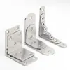 Suporte Angular em L de Ferro Galvanizado, Fixadores para Conexão de Móveis, Suporte de Ângulo Reto de Aço Inoxidável, Cantoneira de Ferro para Reforço de Mesas e Cadeiras Atacado