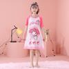 Comercio exterior nuevo camisón de verano para niñas, manga corta, fino y bonito pijama para niñas, vestido estilo princesa, ropa para el hogar