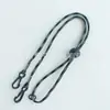 Nova Corda de Vento Ajustável para Chapéu, Cordão para Máscara, Corda para Chapéu de Pescador, Extensão Destacável Corda Universal para Chapéu