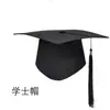 Venta al por mayor del fabricante Estampado Emblema Escolar Graduación de Preparatoria 18 Años Doctor Ceremonia para Adulto de 18 Años Gorra Estudiante Universitario Gorra de Licenciatura