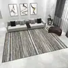 Tapete Nórdico de Luxo Leve de Veludo Cristal para Sala de Estar Quarto Sofá Mesa de Centro Cobertor Área Grande Tapete Completo