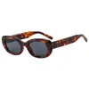 2023 nuevas gafas de sol de marco pequeño ovalado, marco multicolor, lente, moda, personalidad, estilo y2g, hombres y mujeres