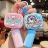 Llavero de Micrófono de Grabación de Dibujos Animados para Aliviar el Estrés, Colgante Divertido y Lindo para Mochila de Estudiante de Grabación, Regalo para Llevar