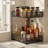 Estante de Almacenamiento de Cocina Estante Multifuncional para Almacenamiento de Condimentos Estante para Almacenamiento de Frascos de Especias Estante de Condimentos por Capas para Encimera del Hogar