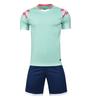 Venta al por mayor, camiseta de verano para adultos y niños, uniforme de equipo de competición de entrenamiento de tablero ligero, nuevo uniforme de fútbol, traje de manga corta para hombres y mujeres