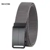 [Duradero diez años] cinturón táctico de hebilla automática de nailon para hombre, cinturón de lona casual para jóvenes y mediana edad