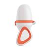 Complemento alimenticio de frutas con música para morder y morder para bebés, artefacto para encías de dientes para niños, complemento alimenticio reconfortante para bebés, silicona de grado alimenticio, frutas y verduras con música