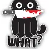 Producto Nuevo Transfronterizo, Interesante y Creativo Colgante Plano de Acrílico de Gato Negro Navideño Personalizado, Decoración de Gatito de Halloween