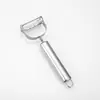 Pelador multifunción de acero inoxidable de tres piezas Gadget multiusos de cocina Pinza para el pelo de pato Rallador para pelar frutas