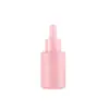 En Stock Transfronterizo 20-50ml Arena Blanca Botella Gotero de Vidrio Plano Botella para Aceite Esencial Botella para Sérum Botella de Líquido Original Botella de Recarga