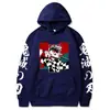 2025 Nuevo Sudadera con Capucha y Bolsillo Estampada Transfronteriza Europea y Americana Moda Demon Slayer Marca de Tendencia para Hombre Venta al por Mayor