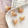 Resina Estilo Chinês Vintage Peixe Koi 3D e Peixe Dourado Termoencolhível DIY Pingente de Joia Artesanal Acessórios Contas