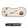 Juego de cojines para asiento de coche de carbón en bola pequeña, al por mayor transfronterizo, multicomponente, cojín de asiento tipo sándwich de panal de tres piezas, cojín nuevo de dibujos animados para las cuatro estaciones