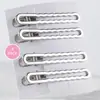Grampo de Cabelo de Metal Estilo Ins Nicho Simples Coreia do Sul Presilha para Cabelo Presilha de Um Caractere Franja Simples Presilha Lateral para Cabelo Headwear