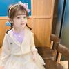 Nuevo Cárdigan de Punto para Niñas Verano 2025 Moda Bebé Dibujos Animados Protector Solar de Seda de Hielo para Niños Chaqueta Chal