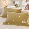 Par de Paños de Almohada de Gasa de Algodón Puro Paquete Extra Grande Extra Grueso Todo Algodón Jacquard Almohadilla Anti-Grasa para la Cabeza Almohada Individual