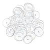 Soportes Redondos Transparente para Pendientes de Color Piel, Pegatinas Transparentes para Pendientes en la Parte Posterior, Pegatinas de Protección para Joyería de Pendientes Pesados