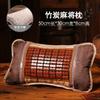 Tapete Almohada de Té Almohada Refrescante de Seda de Hielo Verano Almohada de Bambú Verano Adulto Soporte Columna Cervical Sueño Individual Masculino Hogar