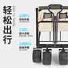 Carro Plegable Portátil para Cámping al Aire Libre, Picnic, Cámping en Coche, Salida, Compras, Remolque, Estilo Cámping, Empuje