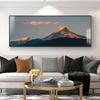 Pintura decorativa para sala de estar respaldada por sofá de lujo ligero Jinshan, pintura colgante para pared de fondo, oficina, un par completo de murales de diamantes de cristal con marco