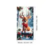 Mais Vendido Internacional da Amazon: Banner de Porta de Natal, Bandeira de Natal Personalizável, Fundo para Fotografia, Decorações de Festa de Inverno