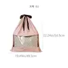Funda antipolvo de gamuza engrosada Xinzao para bolso, bolsa de almacenamiento transparente para armario, bolsa multifuncional con cordón, transfronterizo