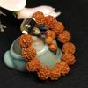 Pulsera Niujiao Nepal King Kong Bodhi Pulsera Cuentas de Buda Joyería Cinco Pétalos King Kong Bodhi Joyería de Juego Cultural