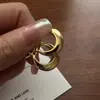 Diseño de Nicho Estilo Coreano Sentido de Diseño Hebilla de Oreja en Forma de U Luna Creciente Estilo Coreano Blogger Joyería de Oreja Simple y Moderna Almohadilla Pendientes