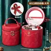 Bolsa de Cosméticos, Portátil de Viagem Grande Capacidade Caixa Portátil para Armazenamento de Cosméticos, Novo Modelo com Espelho, Amazon