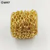 Bc222 Alta Qualidade Banhado a Ouro 18K Corrente de Fecho Espessa em Formato O Acessórios de Colar DIY Feitos à Mão