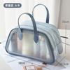 Bolsa de cosméticos nueva, bolsa de aseo separada para artículos secos y húmedos, bolsa de cosméticos de gran capacidad, bolsa de natación impermeable, portátil y sencilla de color alto.