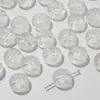 10 Cuentas de Gelatina de Verano Vidrio Transparente Patrón Doble Recto Cuentas Pulsera de Cuentas de Vidrio Cuentas Sueltas DIY Hecho a Mano