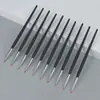 Pincel Delineador Negro para Detalles Finos, Adecuado para Dibujar Líneas Inferiores y Canales Lagrimales, Pincel para Detalles de Ojos, Herramienta de Belleza