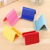 T Estilo Coreano Creativo Práctico Perezoso Portatarjetas de Visita Soporte para Teléfono Soporte Portátil para Teléfono Pequeño Regalo Se Puede Personalizar Código QR