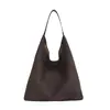Bolso tote tejido de gran capacidad para mujer, nuevo estilo otoño 2026, bolso casual para ir al trabajo, madre e hija, bolso de hombro versátil